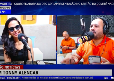 Apresentação do Comitê de Cultura em Pernambuco no Sertão de Pernambuco. Palestra com tema: Editais Culturais posso participar?