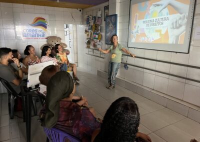 Apresentação “O que é o Comitê de Cultura em Pernambuco?” e palestra com o tema “Por uma cultura de direitos”.